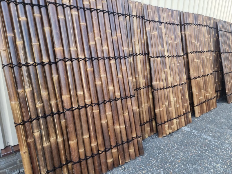 Bamboo wall decoration