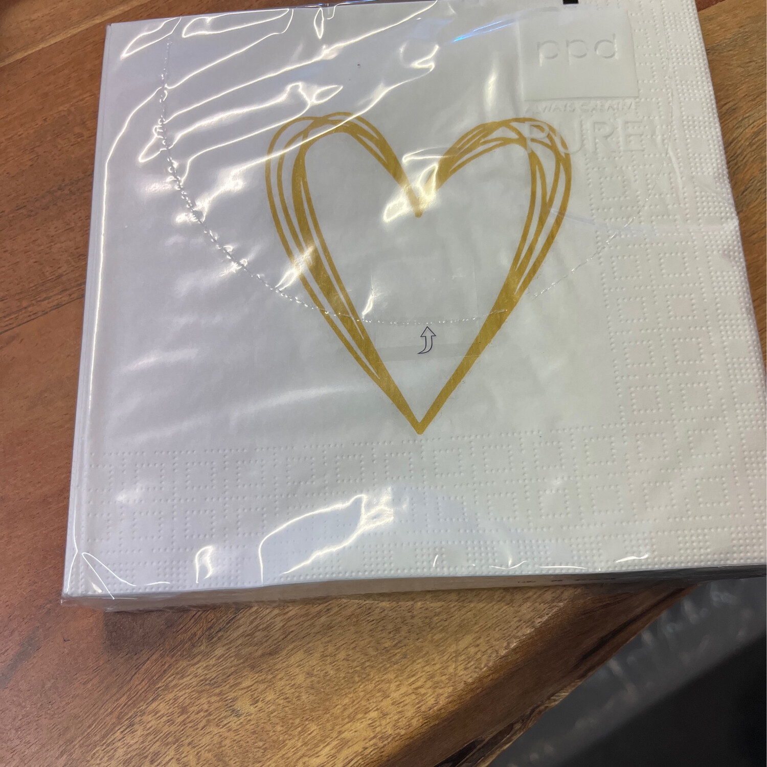 Servietten HEART GOLD
