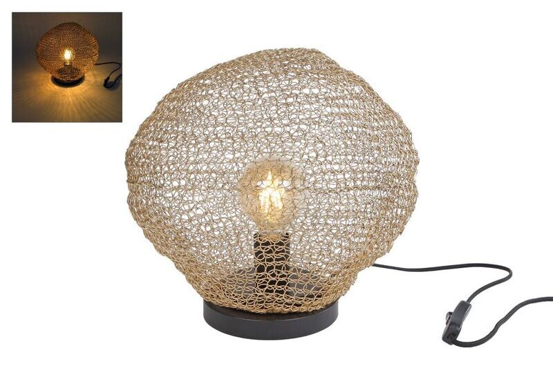 Tafellamp goud metaal