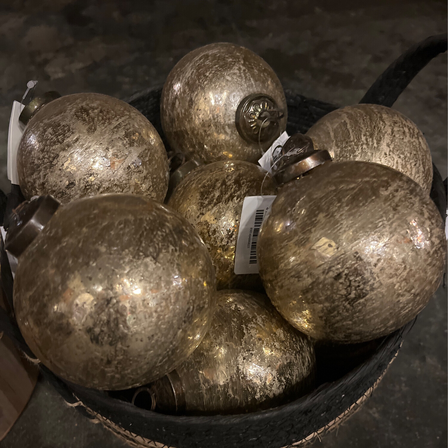 KERSTBAL 4” FOIL SHINY