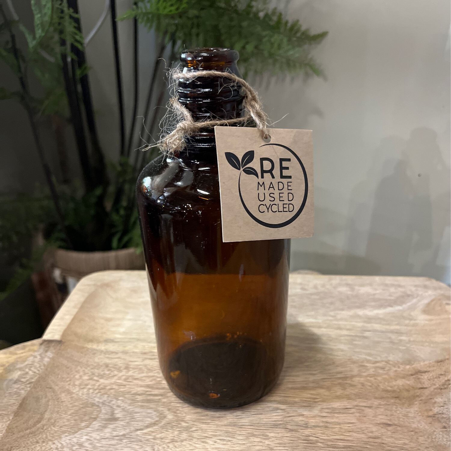 Apothekerfles S bruin