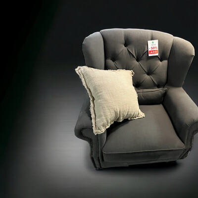 Fauteuil stof anthracite