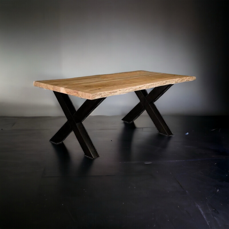 Eettafel acacia - live edge