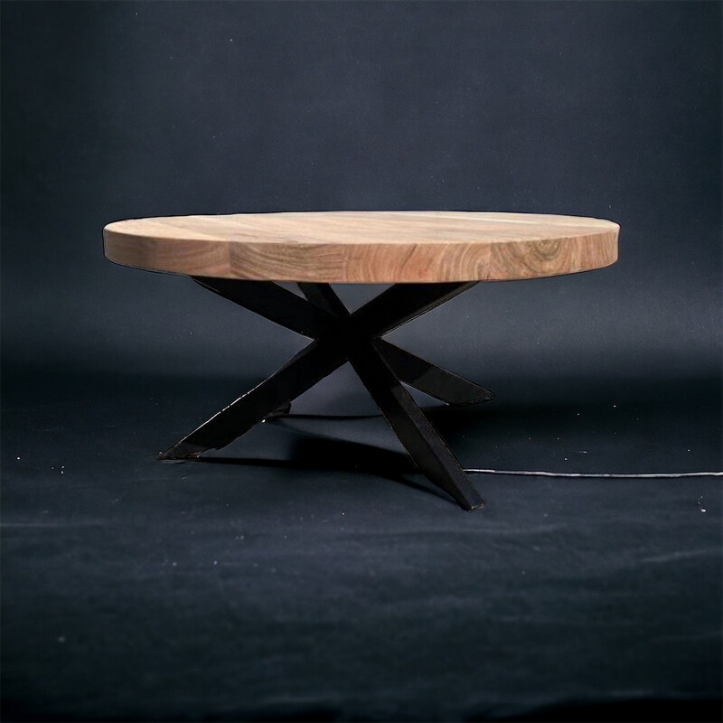 Salontafel acacia rond