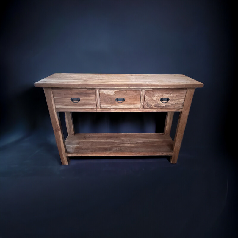 Wandkastje teak