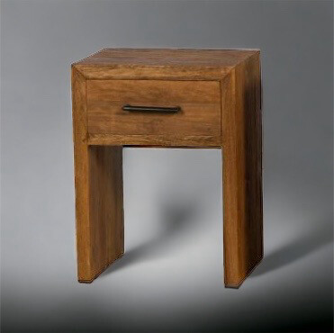 Nachttafel teak - 1 lade