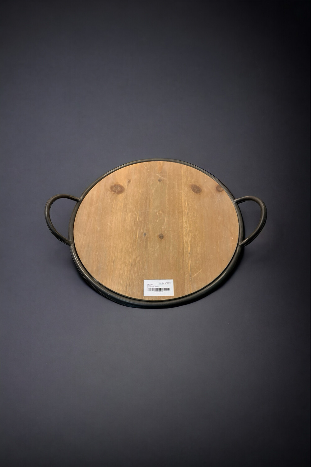 Dienblad rond met handvaatjes