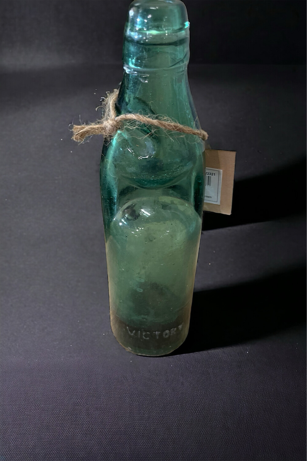 Fles soda oud groen