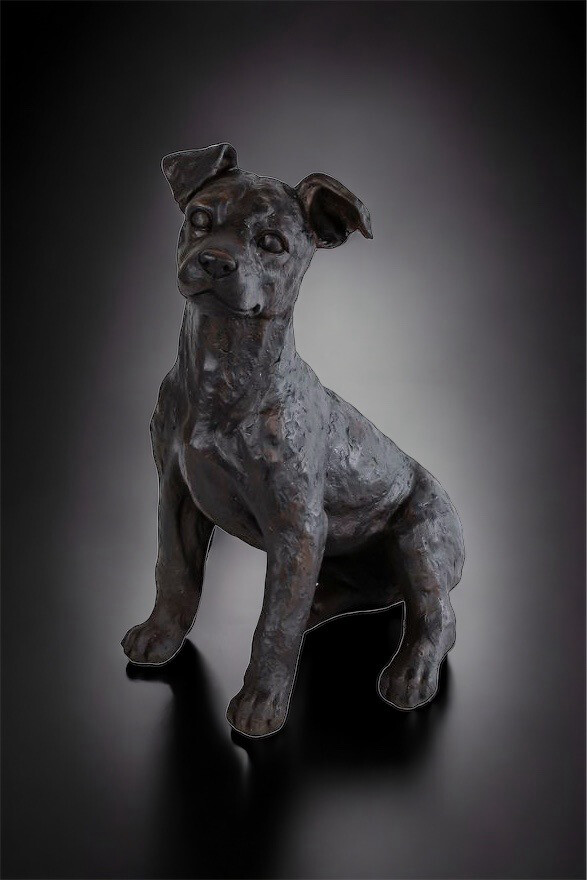 Sculptuur ‘BIG DOG’ donkerbruin