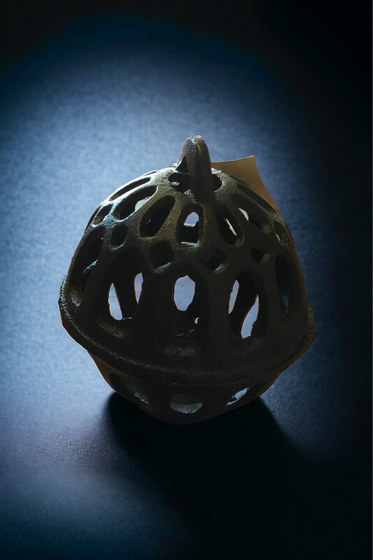 Theelichthouder Gietijzer Rond