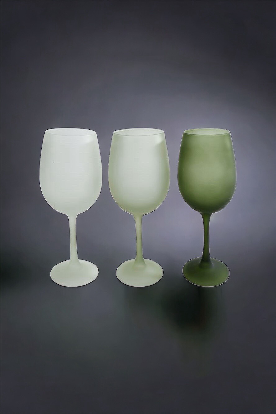 TLH Wijnglas groentinten