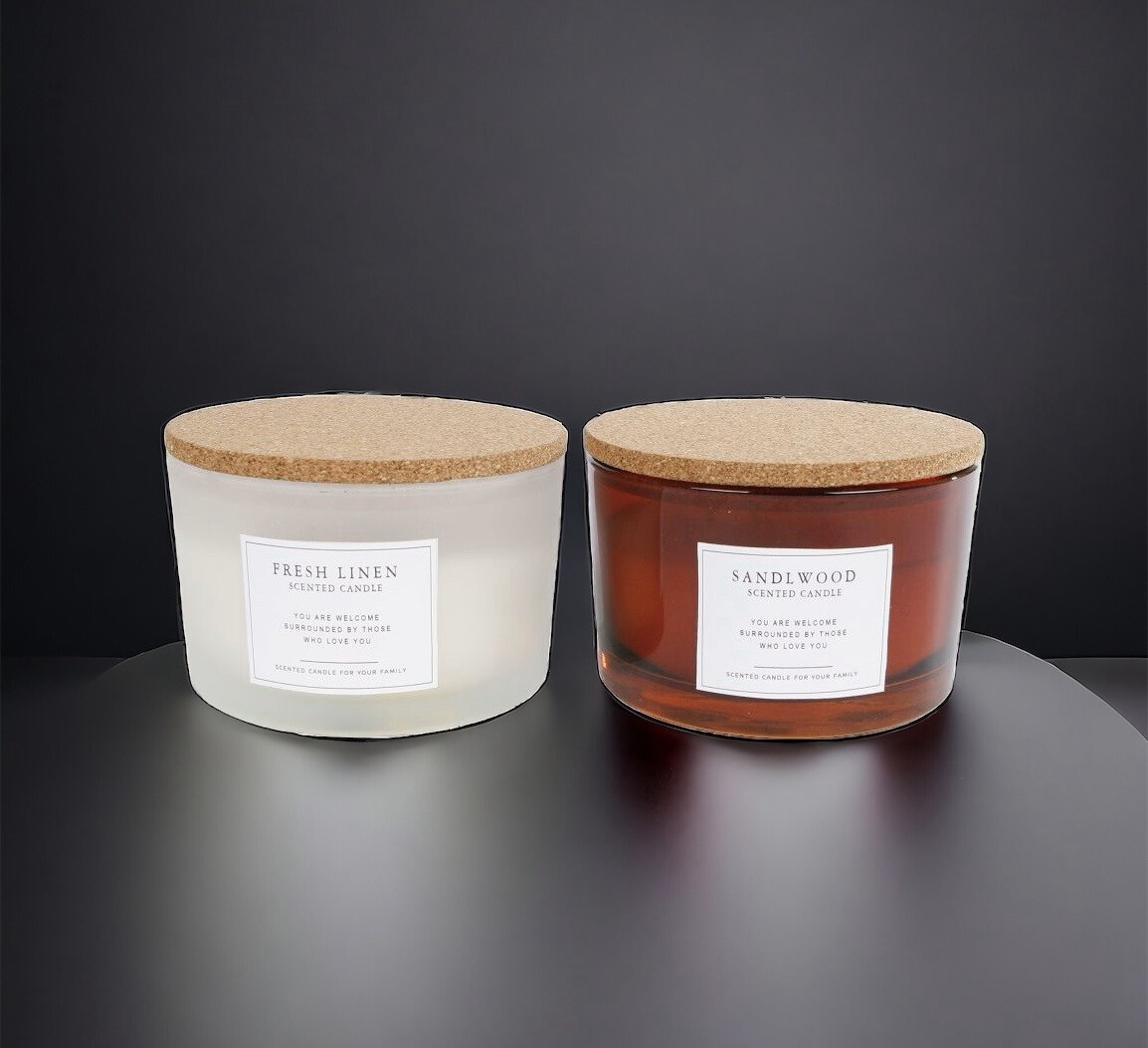 Kaars SCENT L met 3 lonten