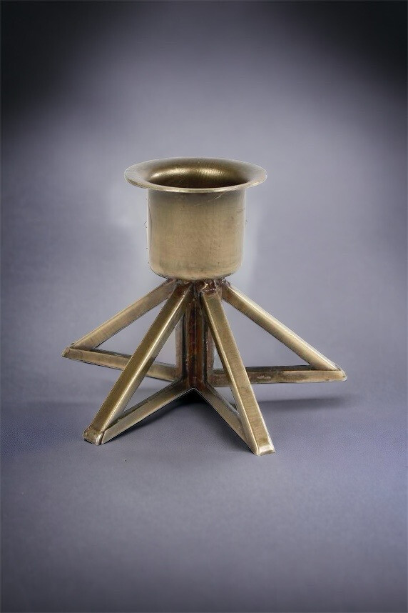 Kandelaar STAR L oud goud