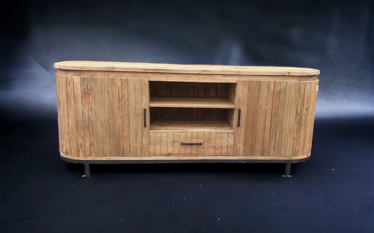 Dressoir teak stripes