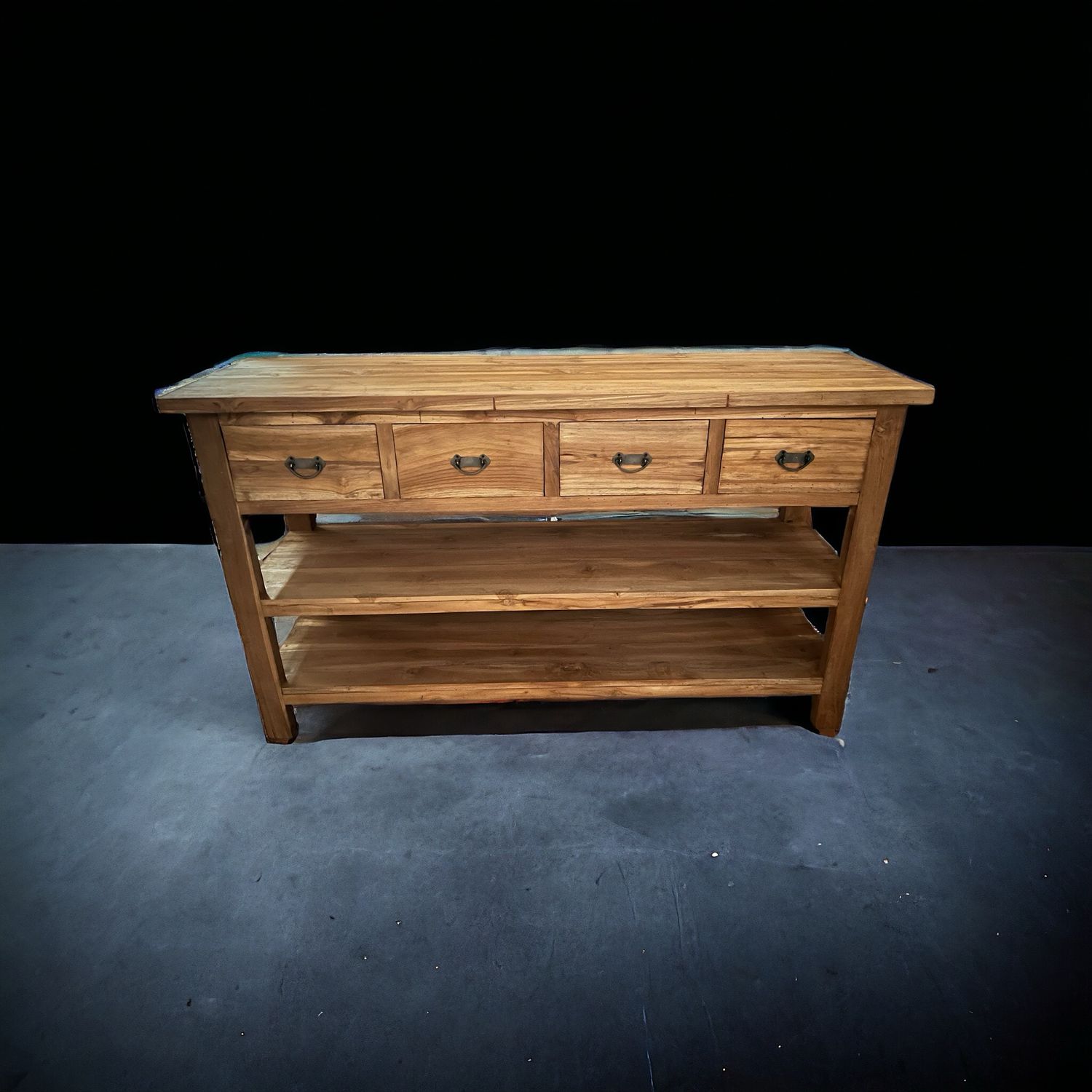 Ladenkastje teak 