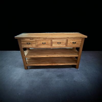 Ladenkastje teak 