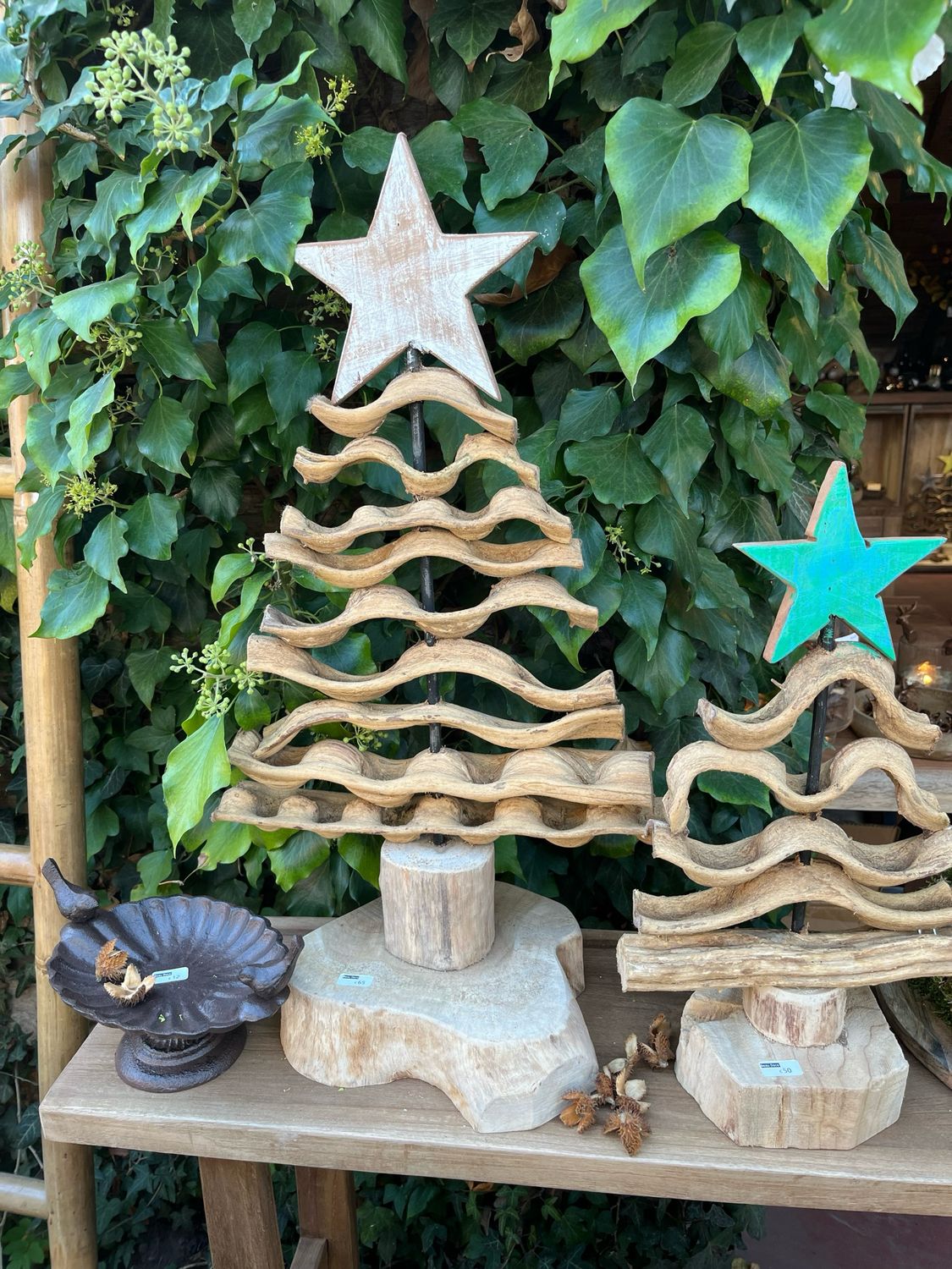 Houtdeco kerst L