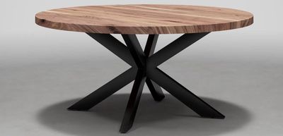 Eettafel acacia rond 120cm