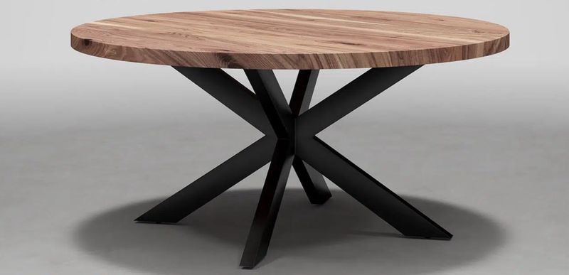 Eettafel acacia rond 120cm