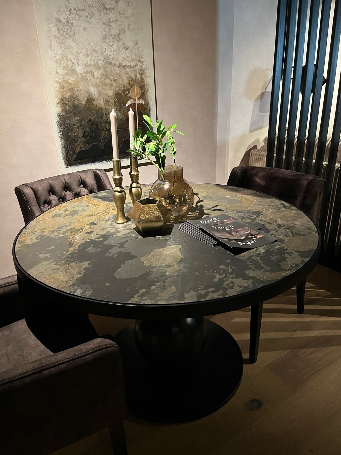 Ronde eettafel VULCAN - 120cm diameter