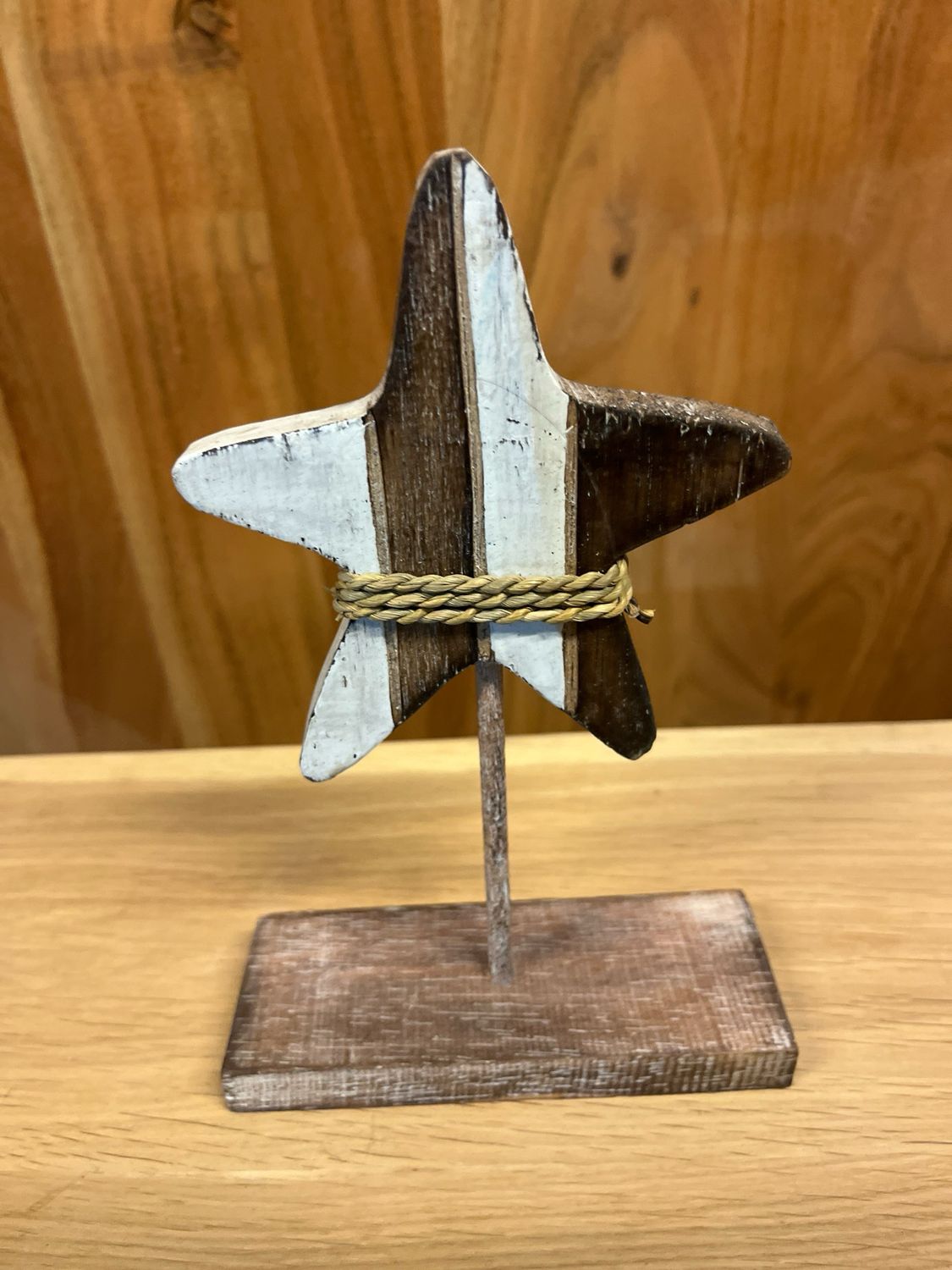 Ornament ster natural