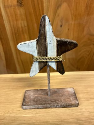 Ornament ster natural