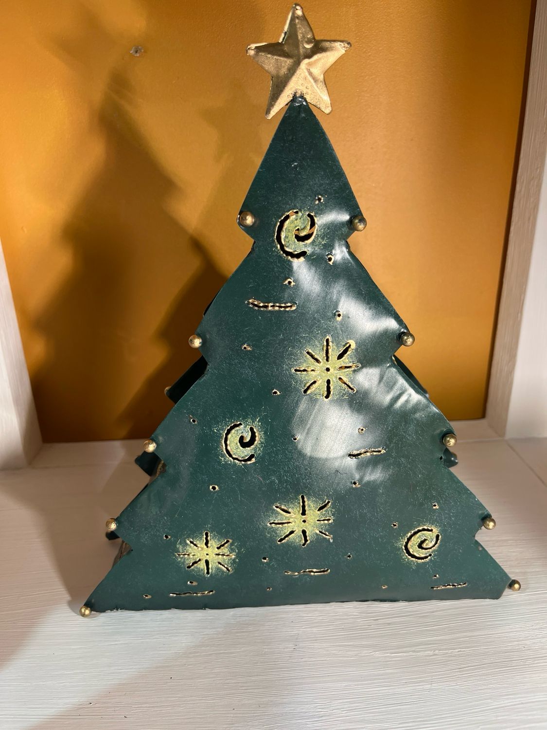 Kerstboom groen metaal M