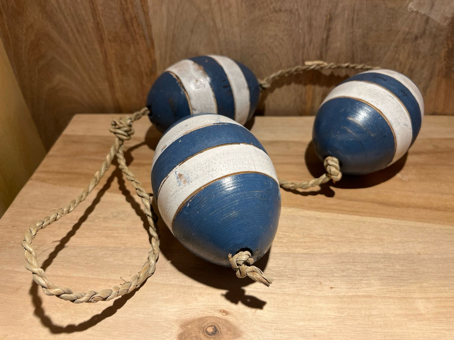 Hanger boei blauw wit