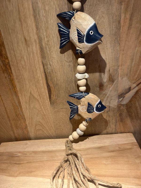 Guirlande vissen blauw