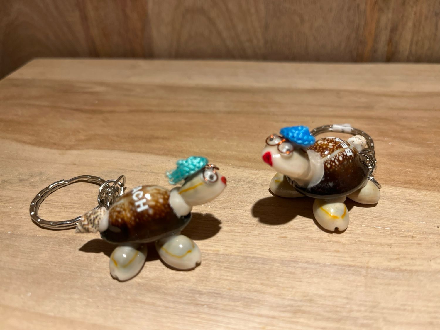 Sleutelhanger schelpenschildpad