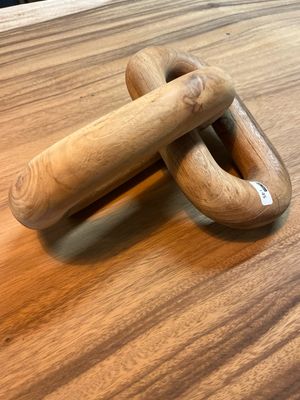 Houten ketting 2 lussen