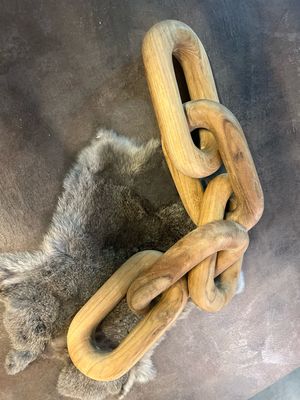 Houten ketting 5 lussen 