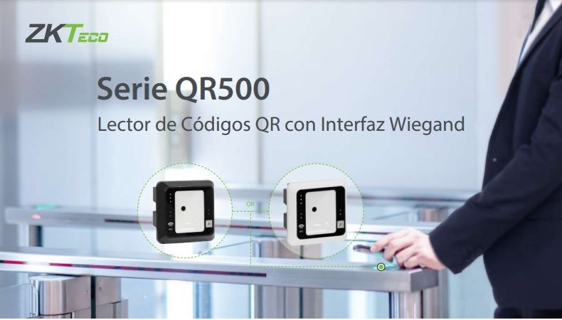 LECTOR DE QR WIEGAND PARA MOLINETES Y OTROS EQUIPOS