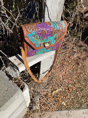 •Hand painted Purses•