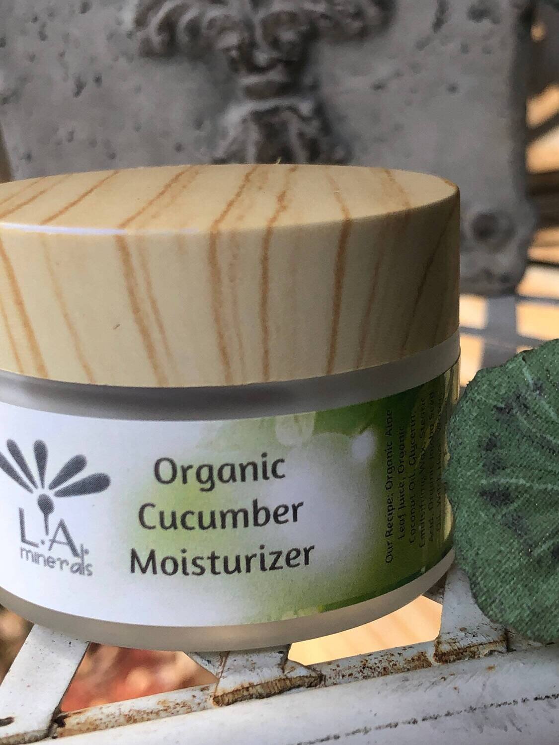 Cucumber Natural Moisturizer with Organic Ingredients - Smells Like Fresh Cucumbers