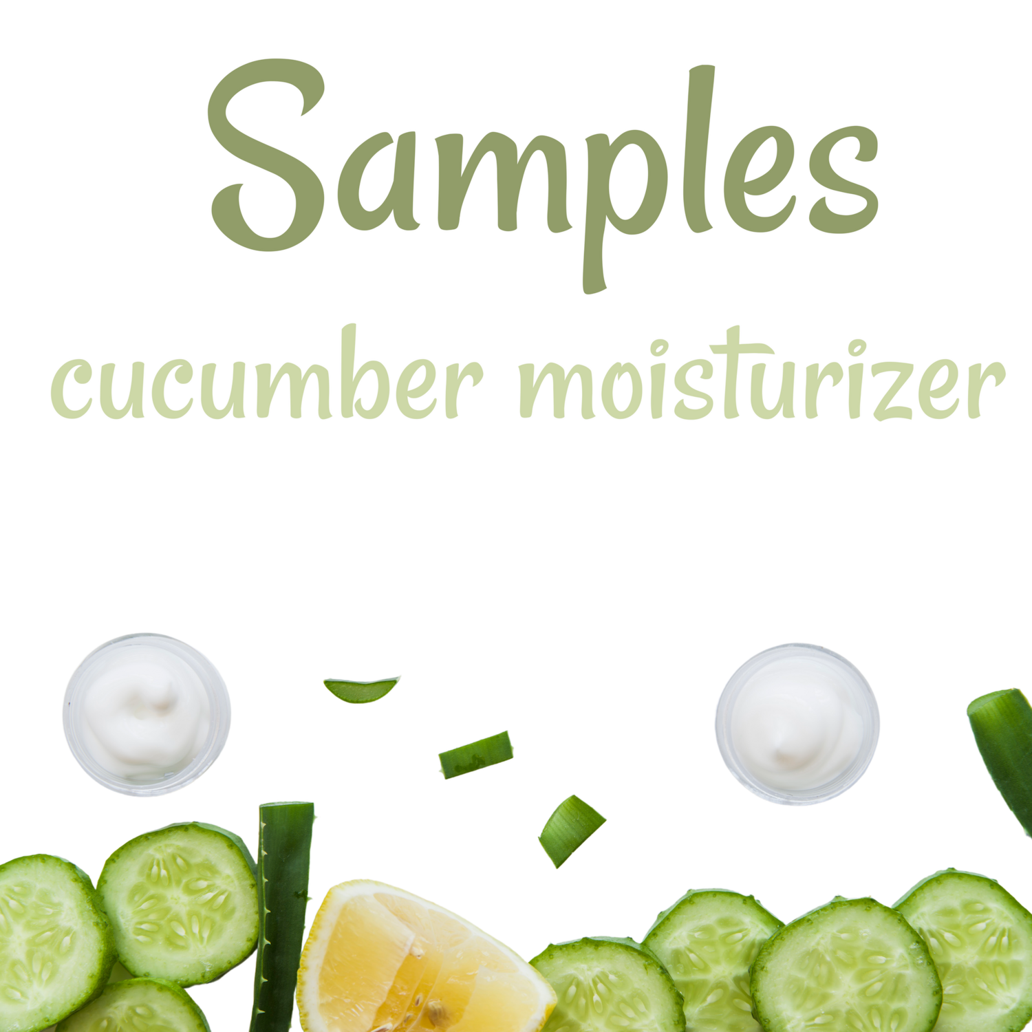 Cucumber Natural Moisturizer with Organic Ingredients - Smells Like Fresh Cucumbers