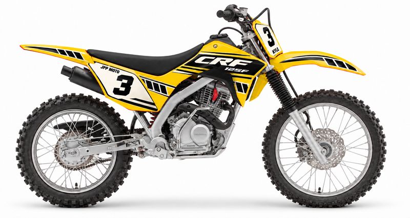 Honda CRF125FB - Retro Yellow