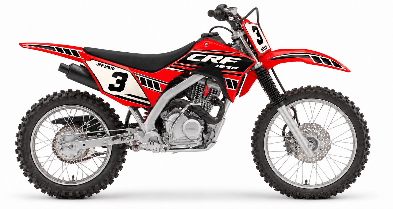 Honda CRF125FB - Retro Red Honda CRF125FB - Retro Red