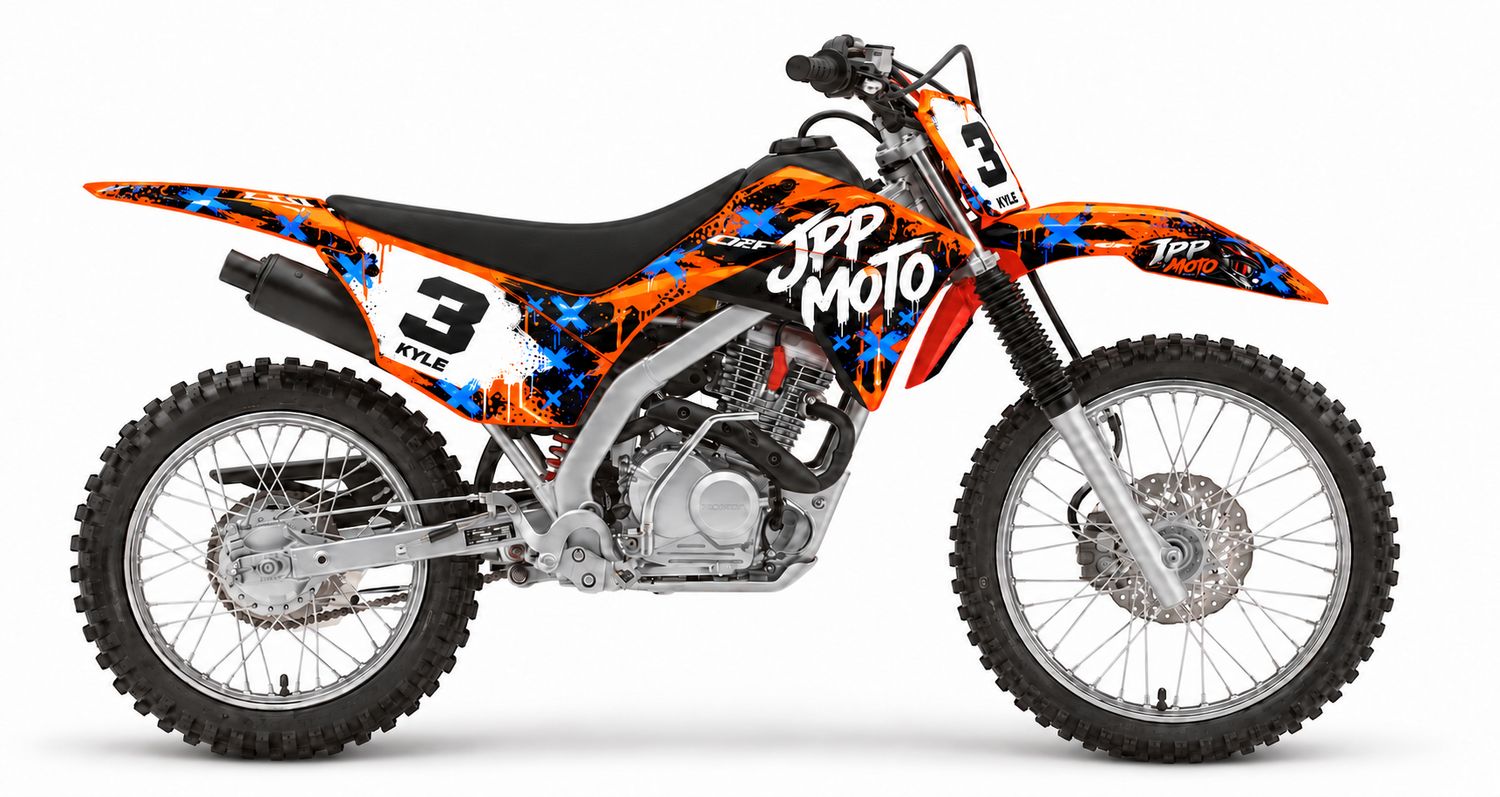 Honda CRF125FB - Graffiti Orange Honda CRF125FB - Graffiti Orange