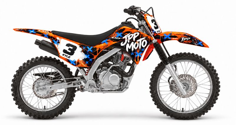Honda CRF125FB - Graffiti Orange Honda CRF125FB - Graffiti Orange