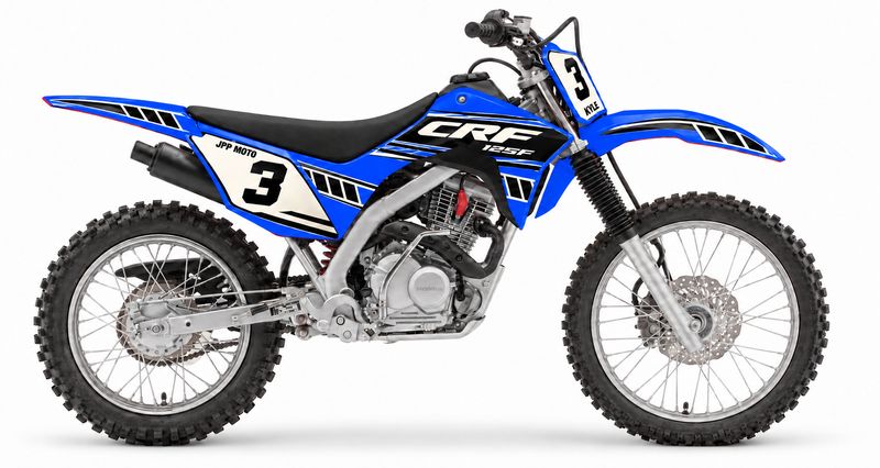 Honda CRF125FB - Retro Blue