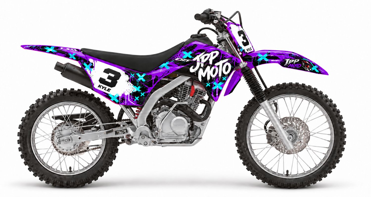 Honda CRF125FB - Graffiti Purple
