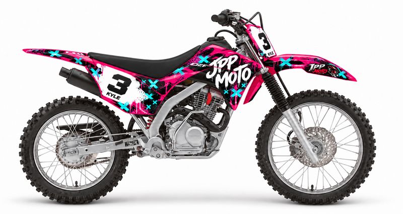 Honda CRF125FB - Graffiti Pink Honda CRF125FB - Graffiti Pink