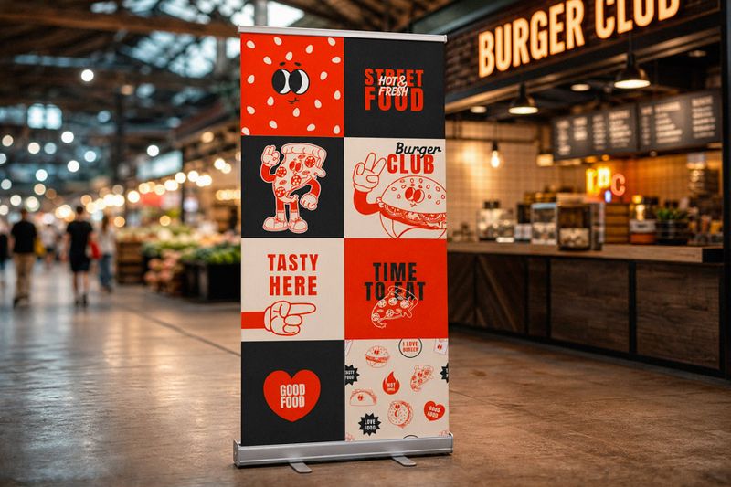 Premium Pull Up Banner – 850 × 2000mm