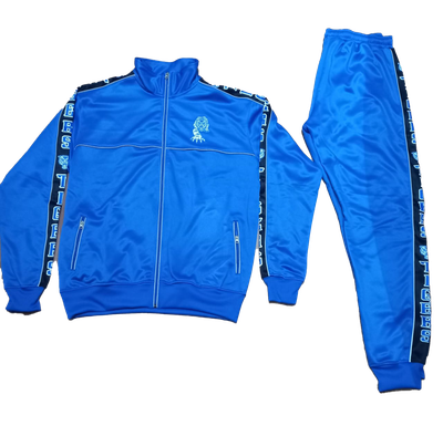 Charter U Blue/Black Reflective tracksuit