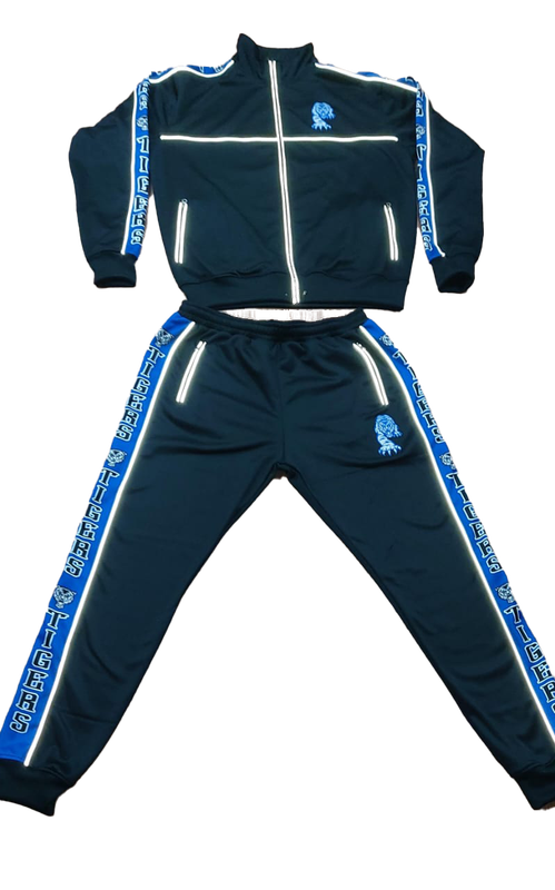 Charter U Black Reflective Tracksuit