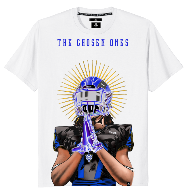 Tigers Football &quot;Chosen Ones&quot; invert White Tee