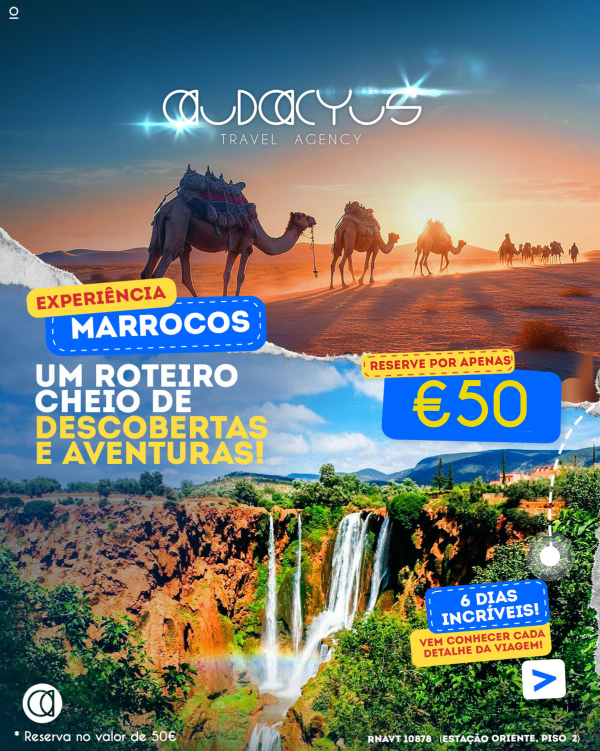 MARROCOS | 6 dias c/ voos