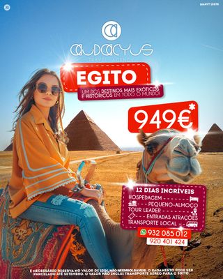 Egito - 08 Dias | Edição: Mochileiro | 17 a 24 OUT