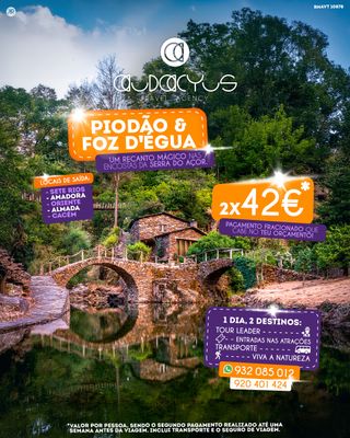 Piodão &amp; Foz D&#39;Égua | 2x de 42€